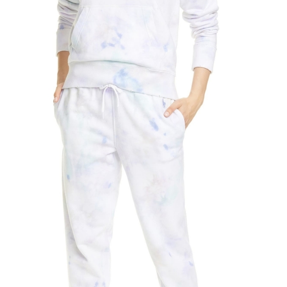 Polo Ralph Lauren Distressed Tie Dye Logo Hooded Sweatshirt - Picture 7 of 7